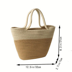 Large Capacity Patchwork Tote Bag Lightweight Shoulder Bag