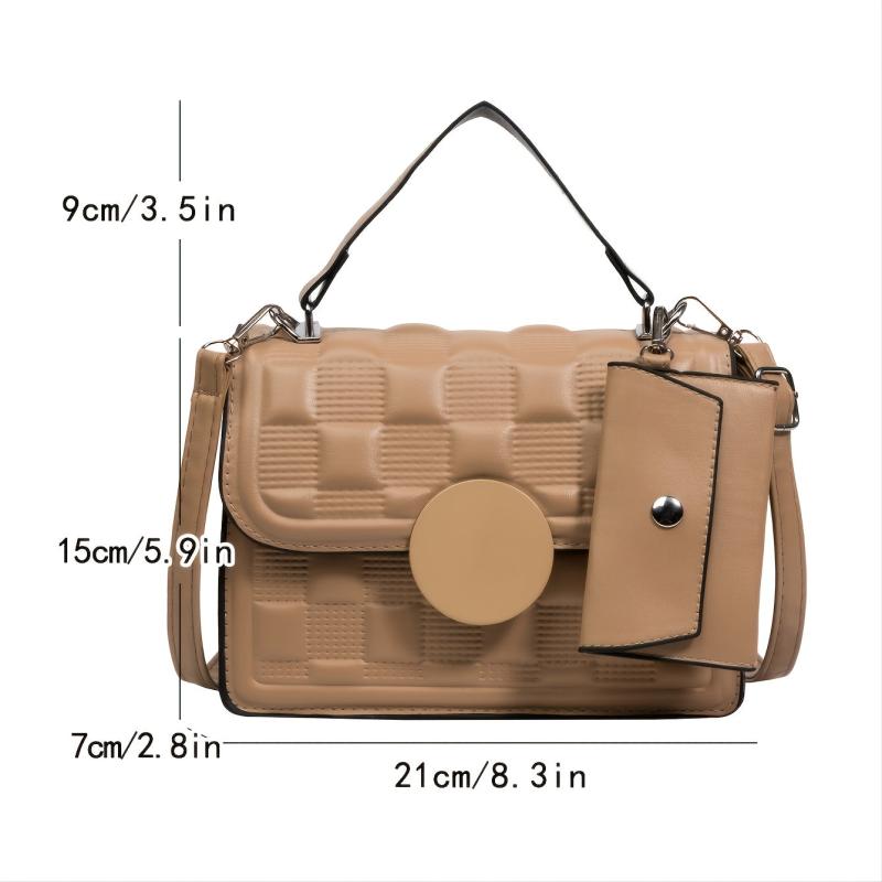 Women's Crossbody Bag with Mini Wallet