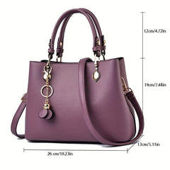 Classic Women's Shoulder Bag Satchel for Work