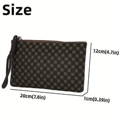 Polka Dot Print Clutch Bag Evening Wristlet Purse