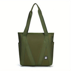 Large Capacity Canvas Tote Bag Vintage Retro Shoulder Bag Casual Handbag