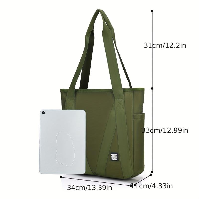 Large Capacity Canvas Tote Bag Vintage Retro Shoulder Bag Casual Handbag