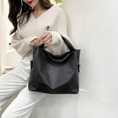Vintage Large Capacity Tote Bag Retro Crossbody Satchel Bag