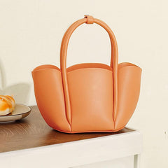 Petal Handbag PU Leather Tote Bag Set Crossbody Bag With Inner Pouch