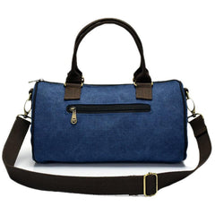 Canvas Embroidered Handbag Large Capacity Shoulder Bag Travel Bag