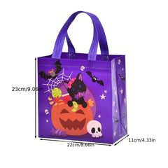 Halloween Non-woven Tote Bag Ghost Pumpkin Gift Handbag