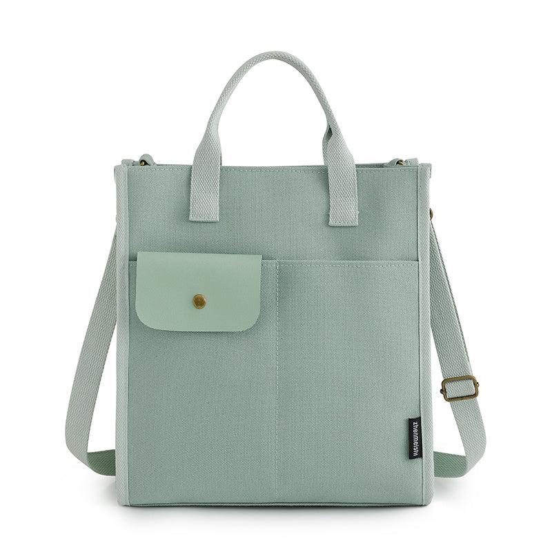 Large Canvas Tote Bag for School & Work