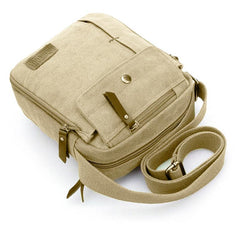 Vintage Square Bag Zipper All Match Travel Storage Bag