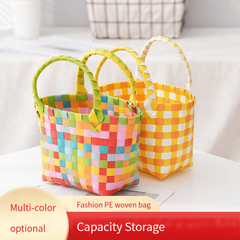Mini Candy Plaid Handbag Lightweight Satchel Bag