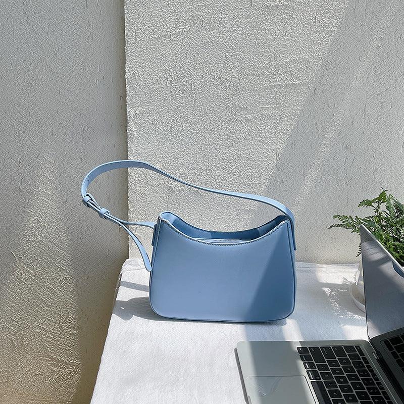 Minimalist Solid Underarm Bag Niche Satchel Bag