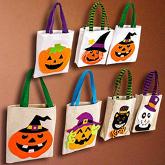 Portable Tote Bag Halloween Candy Mini Pumpkin Gift Bag