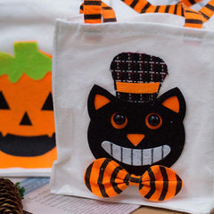 Portable Tote Bag Halloween Candy Mini Pumpkin Gift Bag