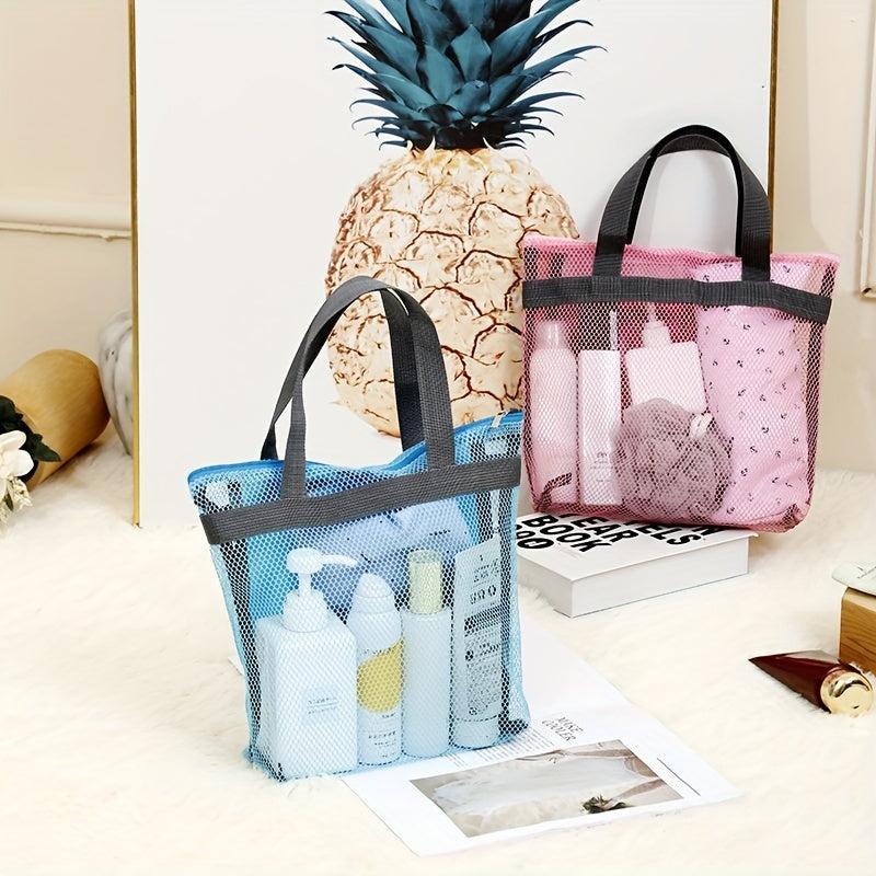 Mesh Portable Handbag Large Capacity Beach Bag
