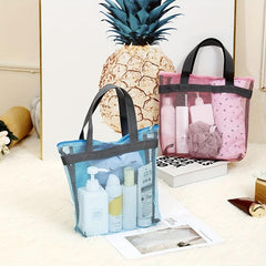 Mesh Portable Handbag Large Capacity Beach Bag