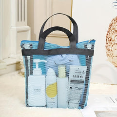 Mesh Portable Handbag Large Capacity Beach Bag