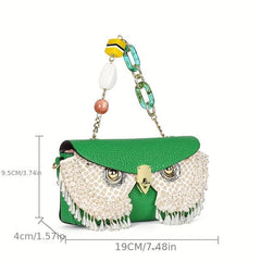 Rhinestone Owl Evening Bag Dinner Clutch Purse For Wedding Party Prom