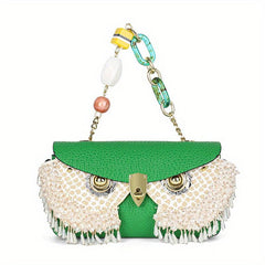Rhinestone Owl Evening Bag Dinner Clutch Purse For Wedding Party Prom