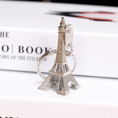 Eiffel Tower Keychain French Souvenir Paris Retro Keyring Gift