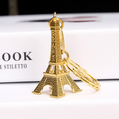 Eiffel Tower Keychain French Souvenir Paris Retro Keyring Gift