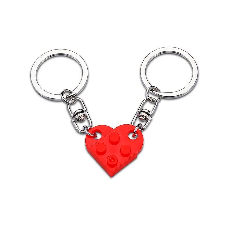 Heart Keychain Couples Matching Stuff For Boyfriend Girlfriend