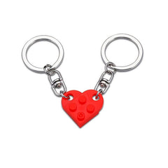 Heart Keychain Couples Matching Stuff For Boyfriend Girlfriend