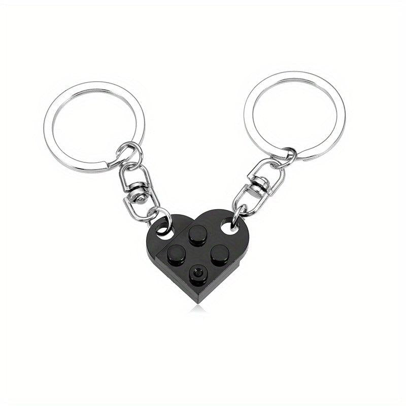 Heart Keychain Couples Matching Stuff For Boyfriend Girlfriend