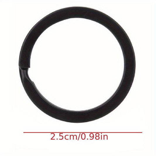 10pcs Iron Key Rings Round Key Rings For Keychains DIY Keyrings