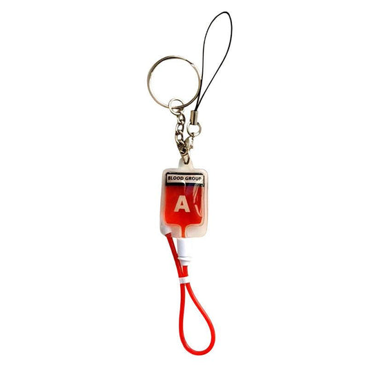 Plasma Blood Bag Keychain Mobile Phone Pendant