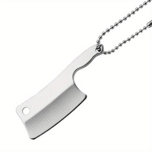 Stainless Steel Mini Kitchen Keychain Pendant Unopened Edge