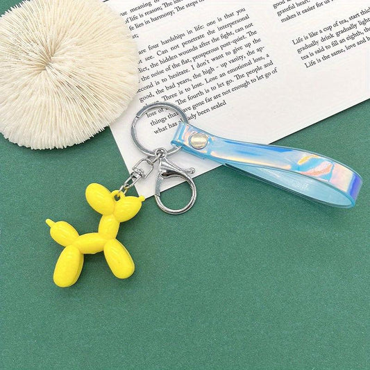 Colorful Balloon Dog Keychain for Men
