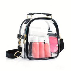 Clear Shoulder Bag PVC Zipper Cosmetic Bag
