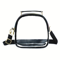 Clear Shoulder Bag PVC Zipper Cosmetic Bag