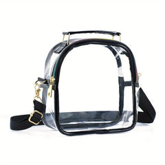 Clear Shoulder Bag PVC Zipper Cosmetic Bag