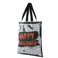 Halloween Tote Bag Trick Or Treat Candy Bags - Ghost Elf Pumpkin Print