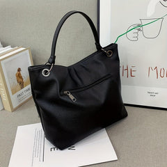 Gothic Skull Decor Tote Bag Punk Y2K Studded Hobo Bag