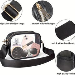 Clear Crossbody Bag Waterproof Lightweight Shoulder Bag