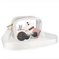 Clear Crossbody Bag Waterproof Lightweight Shoulder Bag