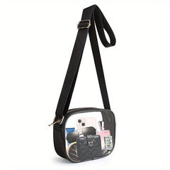 Clear Crossbody Bag Waterproof Lightweight Shoulder Bag