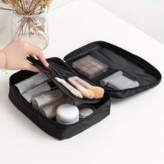 Waterproof Travel Cosmetic Bag Makeup Brush Storage Bag Portable Zipper Toiletry