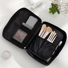 Waterproof Travel Cosmetic Bag Makeup Brush Storage Bag Portable Zipper Toiletry