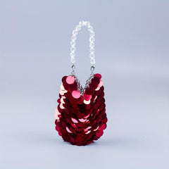 Sequin Decor Evening Bag Glitter Dinner Bag Women's Classic Clutch Purse