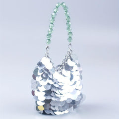 Sequin Decor Evening Bag Glitter Dinner Bag Women's Classic Clutch Purse
