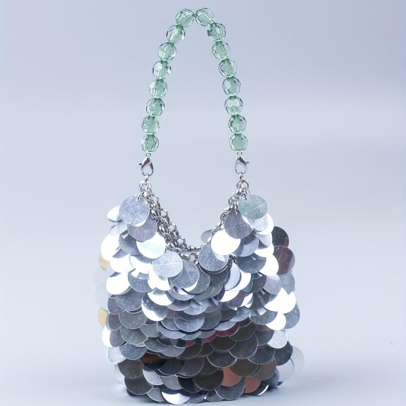 Sequin Decor Evening Bag Glitter Dinner Bag Women's Classic Clutch Purse
