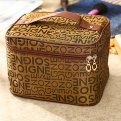 Travel Makeup Bag Zipper Cosmetic Organizer Toiletry Wash Handbag