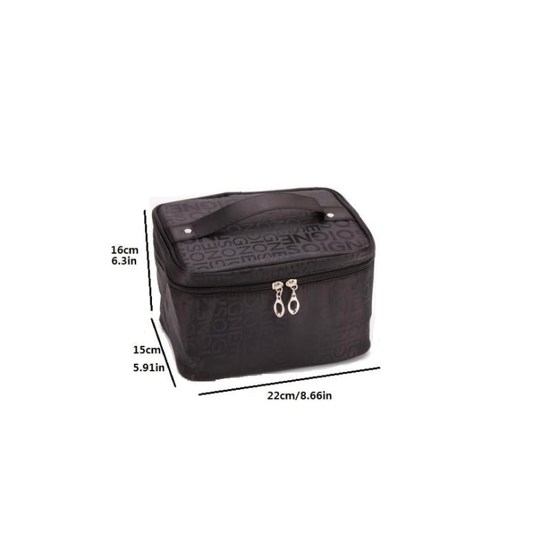 Travel Makeup Bag Zipper Cosmetic Organizer Toiletry Wash Handbag