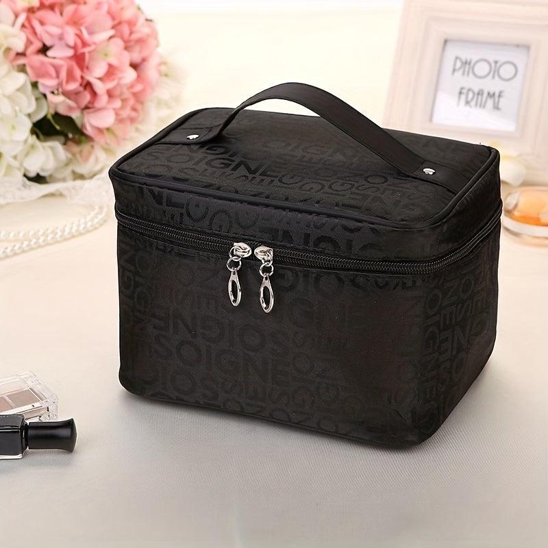 Travel Makeup Bag Zipper Cosmetic Organizer Toiletry Wash Handbag