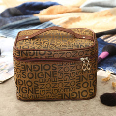 Travel Makeup Bag Zipper Cosmetic Organizer Toiletry Wash Handbag