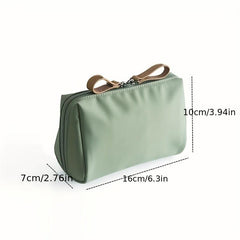 Women's Minimalist Zipper Pouch Lightweight Makeup Bag