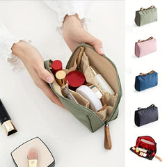 Women's Minimalist Zipper Pouch Lightweight Makeup Bag
