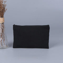 Canvas Zipper Bag Multipurpose Travel Cosmetic Coin Purse